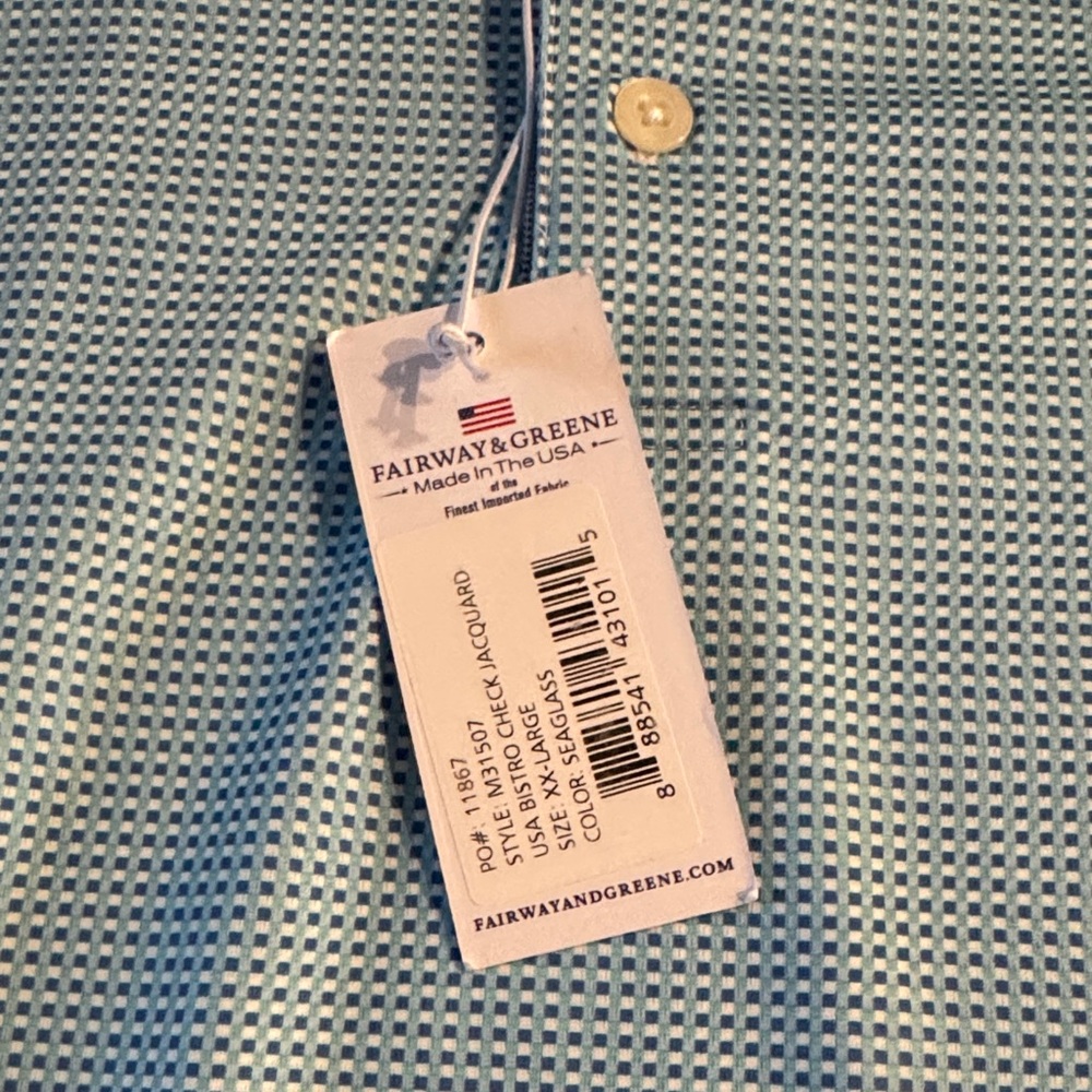 Fairway & Greene Men's Jacquard Button Down Shirt